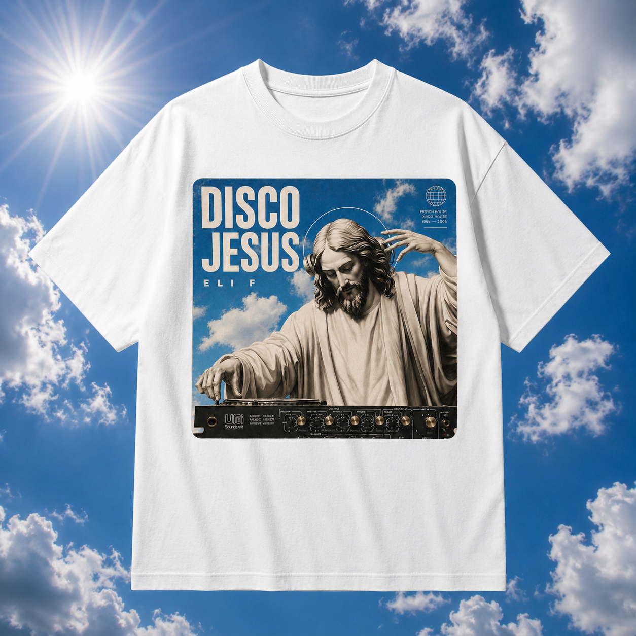 Disco Jesus Tee - White