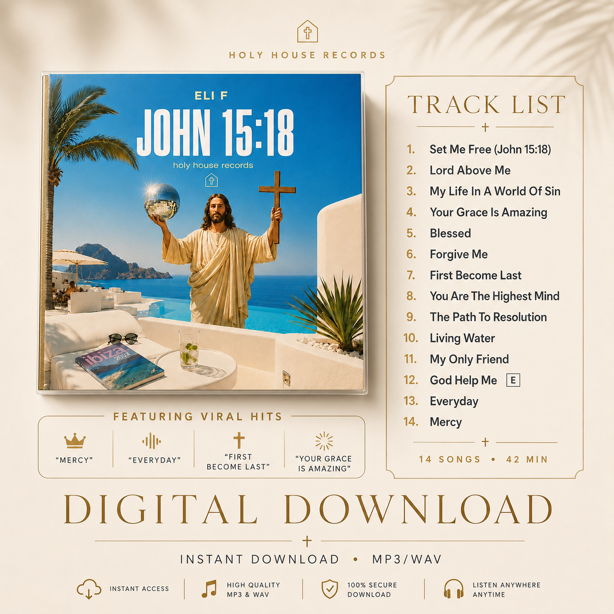 ELI F - John 15:18 Album Digital Download